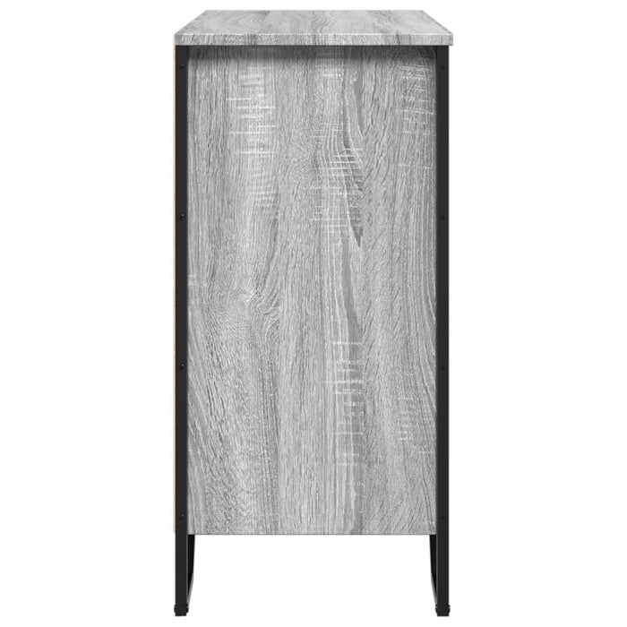 Credenza Grigio Sonoma 78x35,5x74,5 cm in Legno Multistrato 848542