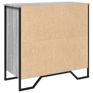 vidaXL Credenza Grigio Sonoma 78x35,5x74,5 cm in Legno Multistrato