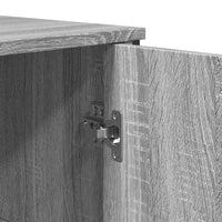 vidaXL Credenza Grigio Sonoma 78x35,5x74,5 cm in Legno Multistrato