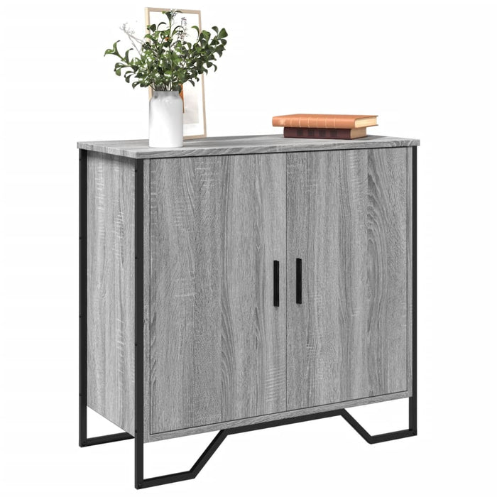 vidaXL Credenza Grigio Sonoma 78x35,5x74,5 cm in Legno Multistrato