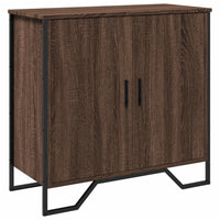 vidaXL Credenza Rovere Marrone 78x35,5x74,5 cm in Legno Multistrato