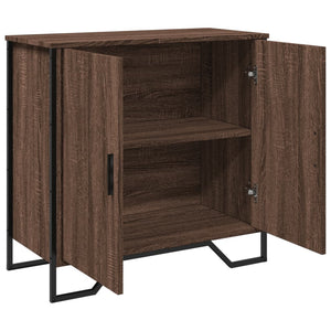 vidaXL Credenza Rovere Marrone 78x35,5x74,5 cm in Legno Multistrato