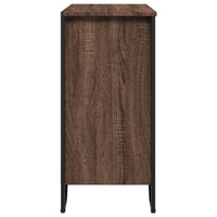 vidaXL Credenza Rovere Marrone 78x35,5x74,5 cm in Legno Multistrato