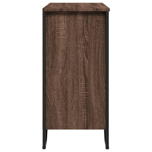 vidaXL Credenza Rovere Marrone 78x35,5x74,5 cm in Legno Multistrato