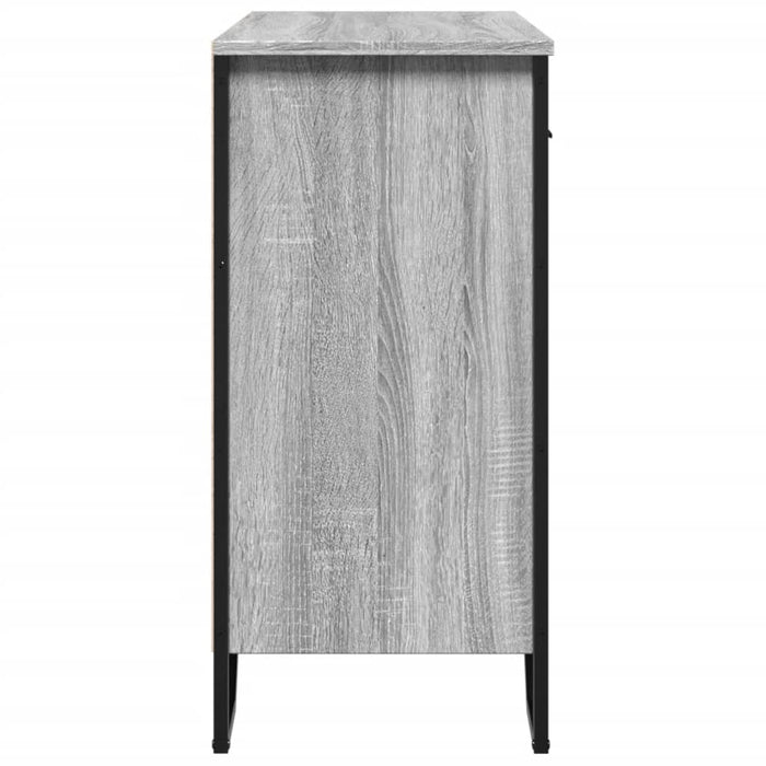 vidaXL Credenza Grigio Sonoma 79,5x35,5x74,5 cm in Legno Multistrato