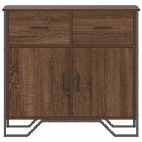 Credenza Rovere Marrone 79,5x35,5x74,5 cm in Legno Multistrato 848548