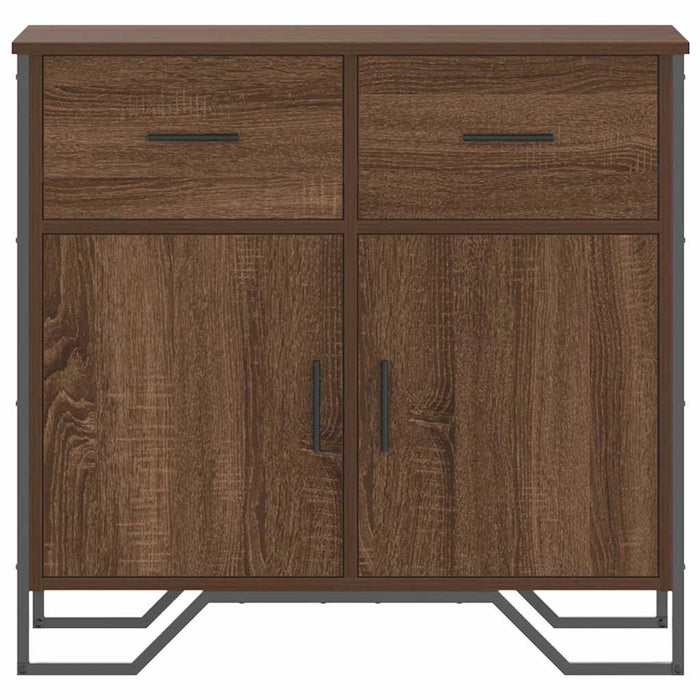 Credenza Rovere Marrone 79,5x35,5x74,5 cm in Legno Multistrato 848548