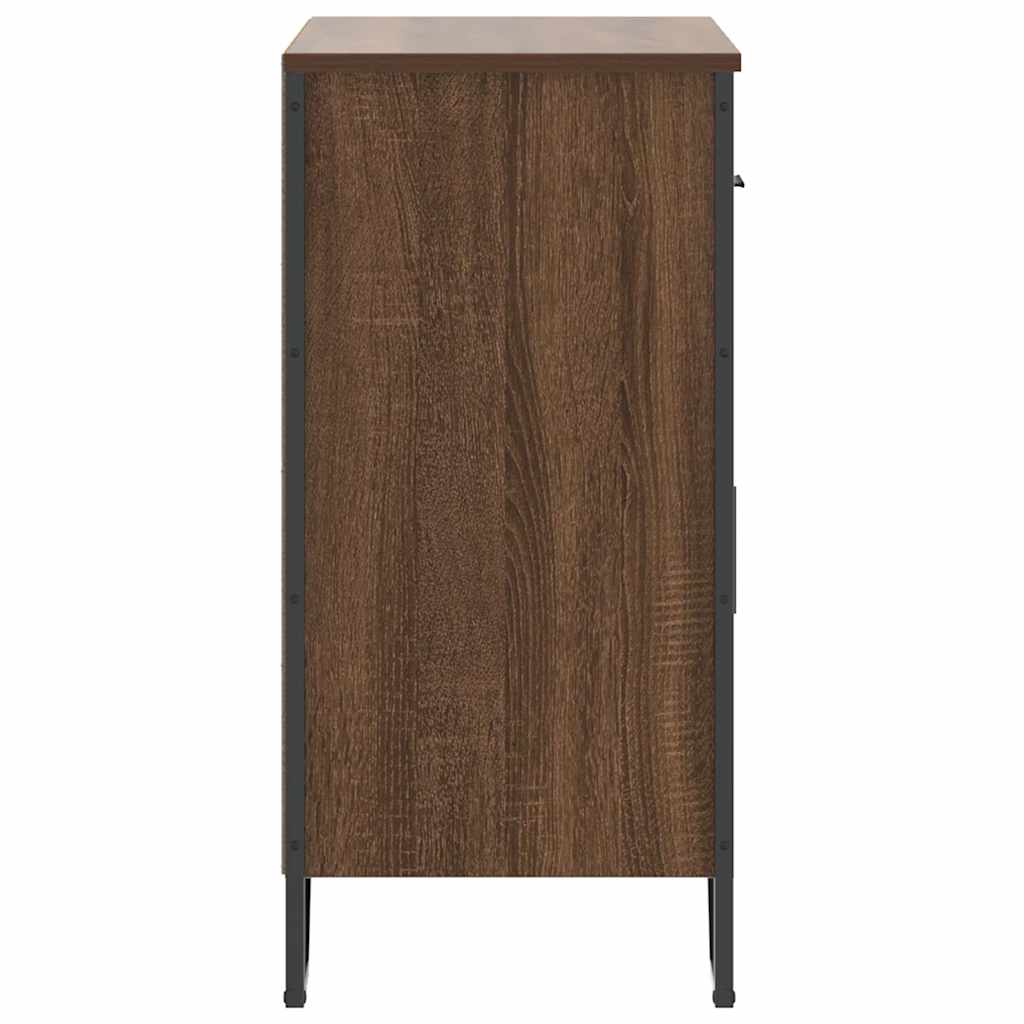 vidaXL Credenza Rovere Marrone 79,5x35,5x74,5 cm in Legno Multistrato