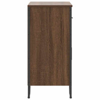 vidaXL Credenza Rovere Marrone 79,5x35,5x74,5 cm in Legno Multistrato