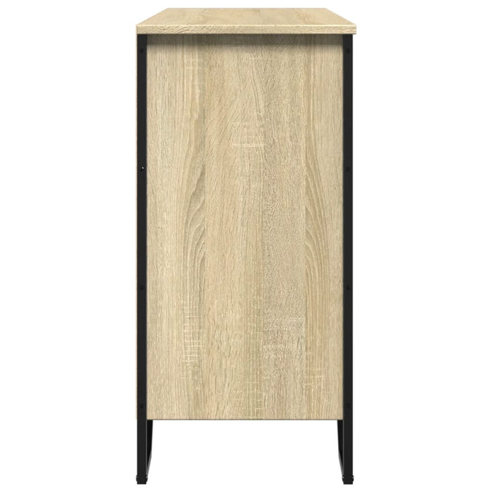 vidaXL Credenza Rovere Sonoma 101x35,5x74,5 cm in Legno Multistrato