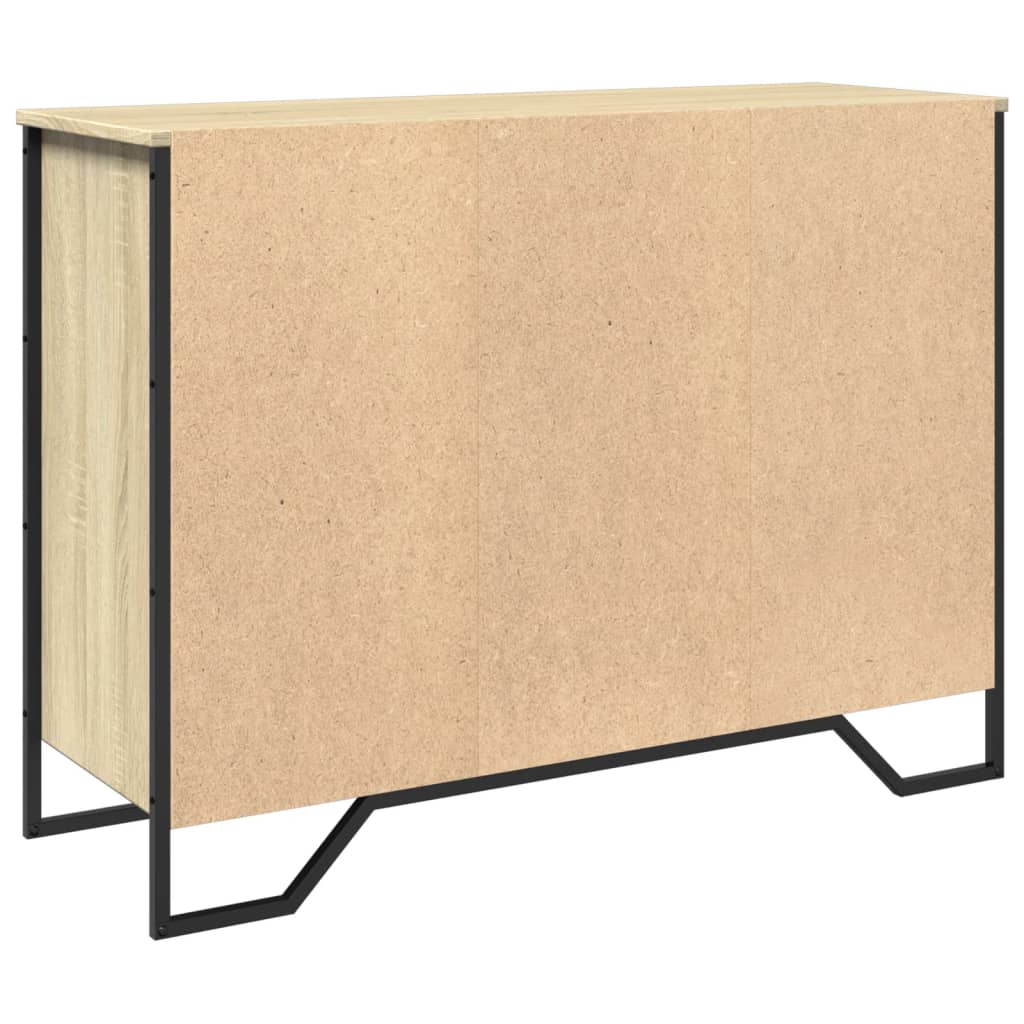 vidaXL Credenza Rovere Sonoma 101x35,5x74,5 cm in Legno Multistrato