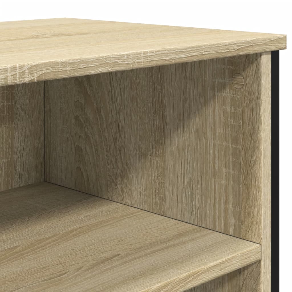 vidaXL Credenza Rovere Sonoma 101x35,5x74,5 cm in Legno Multistrato