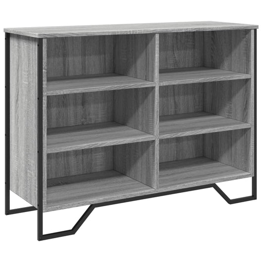 vidaXL Credenza Grigio Sonoma 101x35,5x74,5 cm in Legno Multistrato