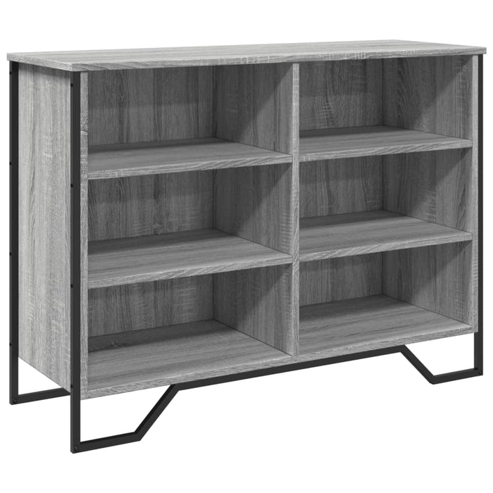 vidaXL Credenza Grigio Sonoma 101x35,5x74,5 cm in Legno Multistrato