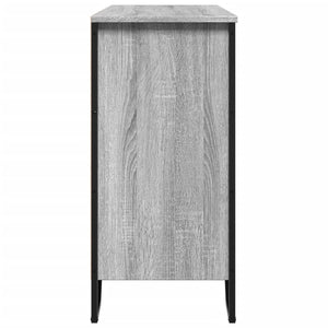 vidaXL Credenza Grigio Sonoma 101x35,5x74,5 cm in Legno Multistrato