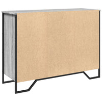 vidaXL Credenza Grigio Sonoma 101x35,5x74,5 cm in Legno Multistrato