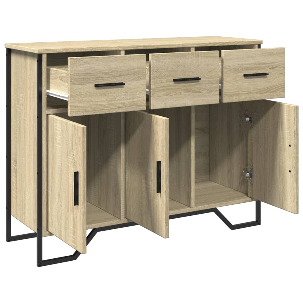 vidaXL Credenza Rovere Sonoma 97x32,5x74,5 cm in Legno Multistrato