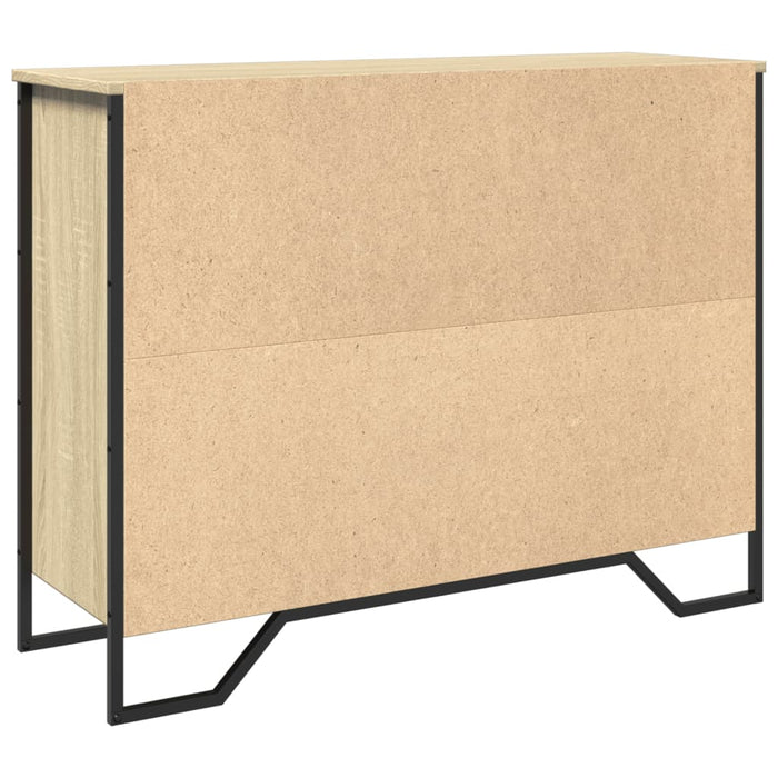 vidaXL Credenza Rovere Sonoma 97x32,5x74,5 cm in Legno Multistrato