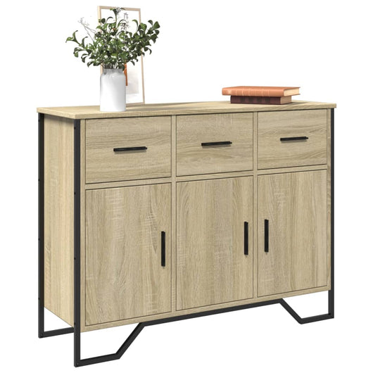 vidaXL Credenza Rovere Sonoma 97x32,5x74,5 cm in Legno Multistrato