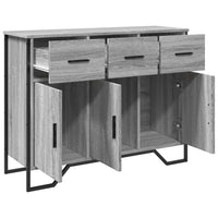 vidaXL Credenza Grigio Sonoma 97x32,5x74,5 cm in Legno Multistrato