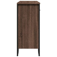 vidaXL Credenza Rovere Marrone 97x32,5x74,5 cm in Legno Multistrato