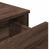 vidaXL Credenza Rovere Marrone 97x32,5x74,5 cm in Legno Multistrato