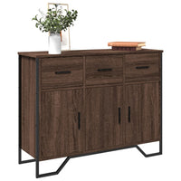vidaXL Credenza Rovere Marrone 97x32,5x74,5 cm in Legno Multistrato