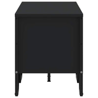 Mobile Porta TV Nero 122x34x41 cm in Legno Multistrato 848569