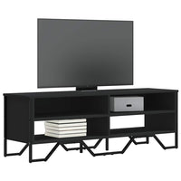 Mobile Porta TV Nero 122x34x41 cm in Legno Multistrato 848569