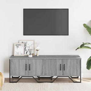 Mobile Porta TV Grigio Sonoma 122x34x41cm in Legno Multistrato 848587