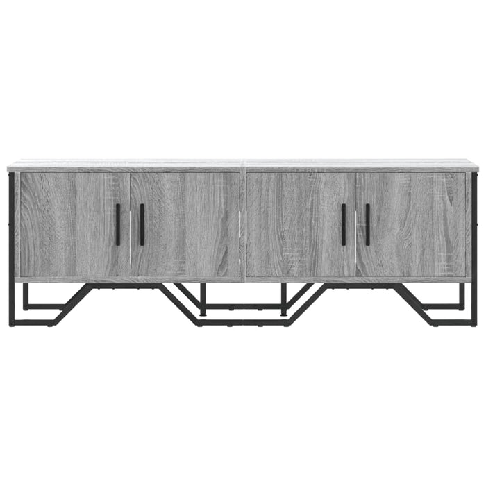Mobile Porta TV Grigio Sonoma 122x34x41cm in Legno Multistrato 848587