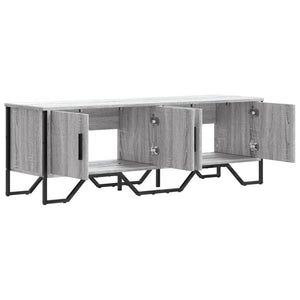 Mobile Porta TV Grigio Sonoma 122x34x41cm in Legno Multistrato 848587