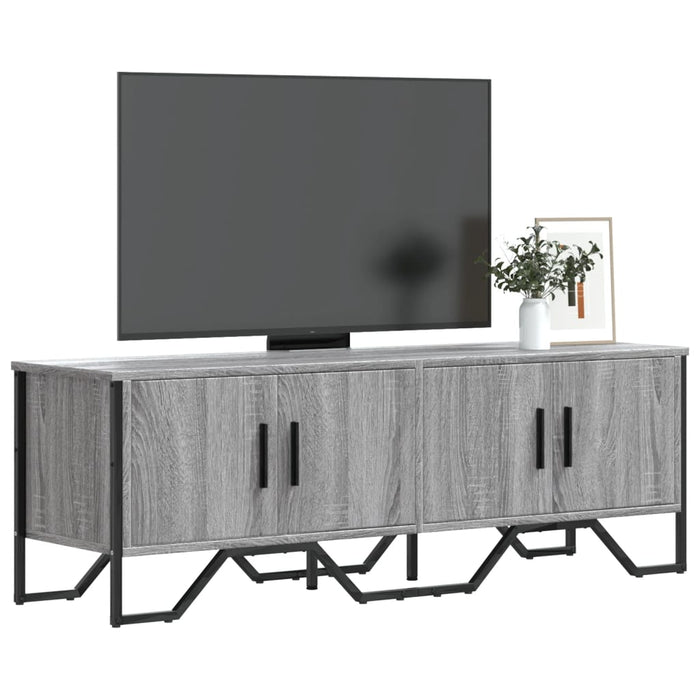 Mobile Porta TV Grigio Sonoma 122x34x41cm in Legno Multistrato 848587