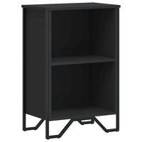 Libreria Nera 50x31x74,5 cm in Legno Multistrato 848599