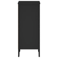 Libreria Nera 50x31x74,5 cm in Legno Multistrato 848599