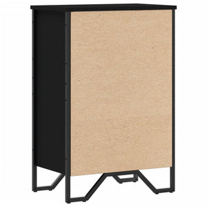 Libreria Nera 50x31x74,5 cm in Legno Multistrato 848599