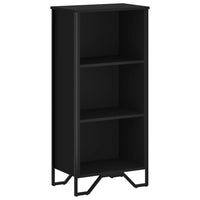 Libreria Nera 50x31x106 cm in Legno Multistrato 848604