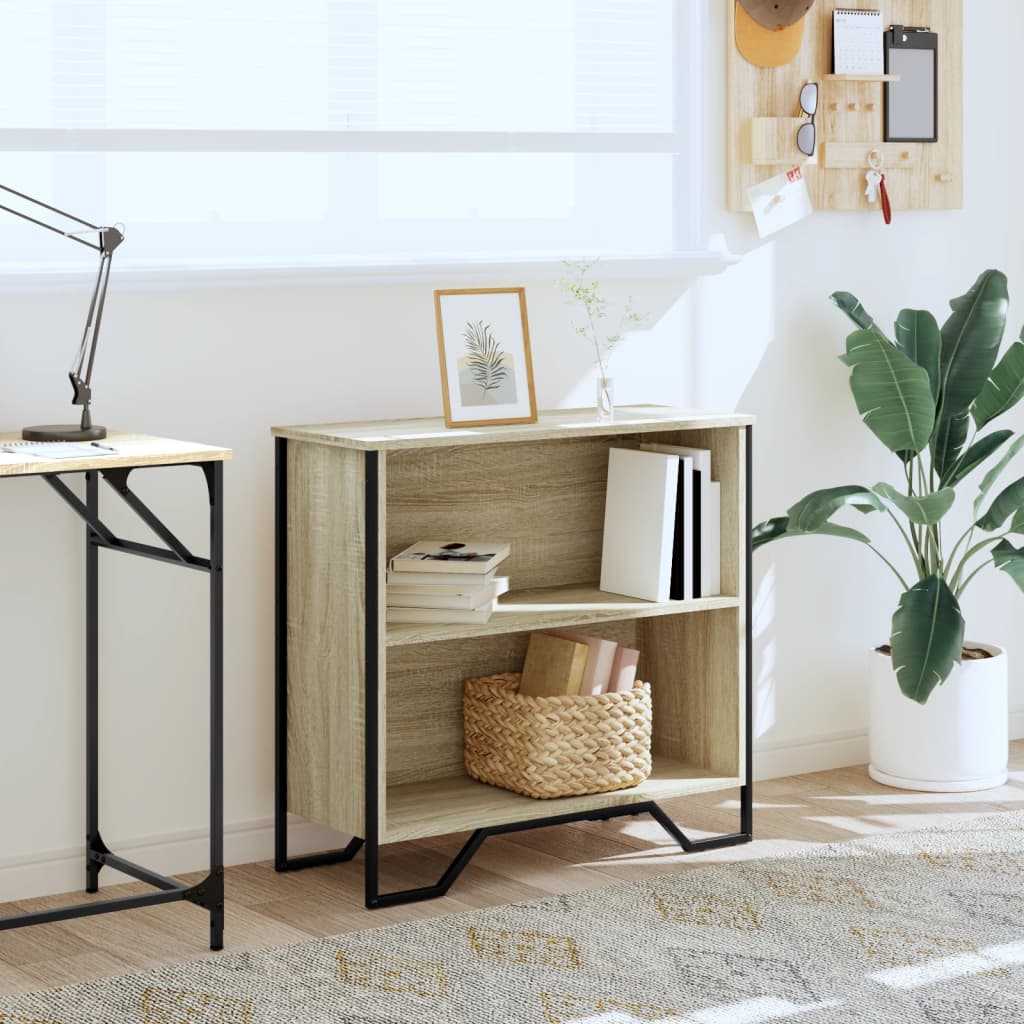 Libreria Rovere Sonoma 80x31x74,5 cm in Legno Multistrato 848620