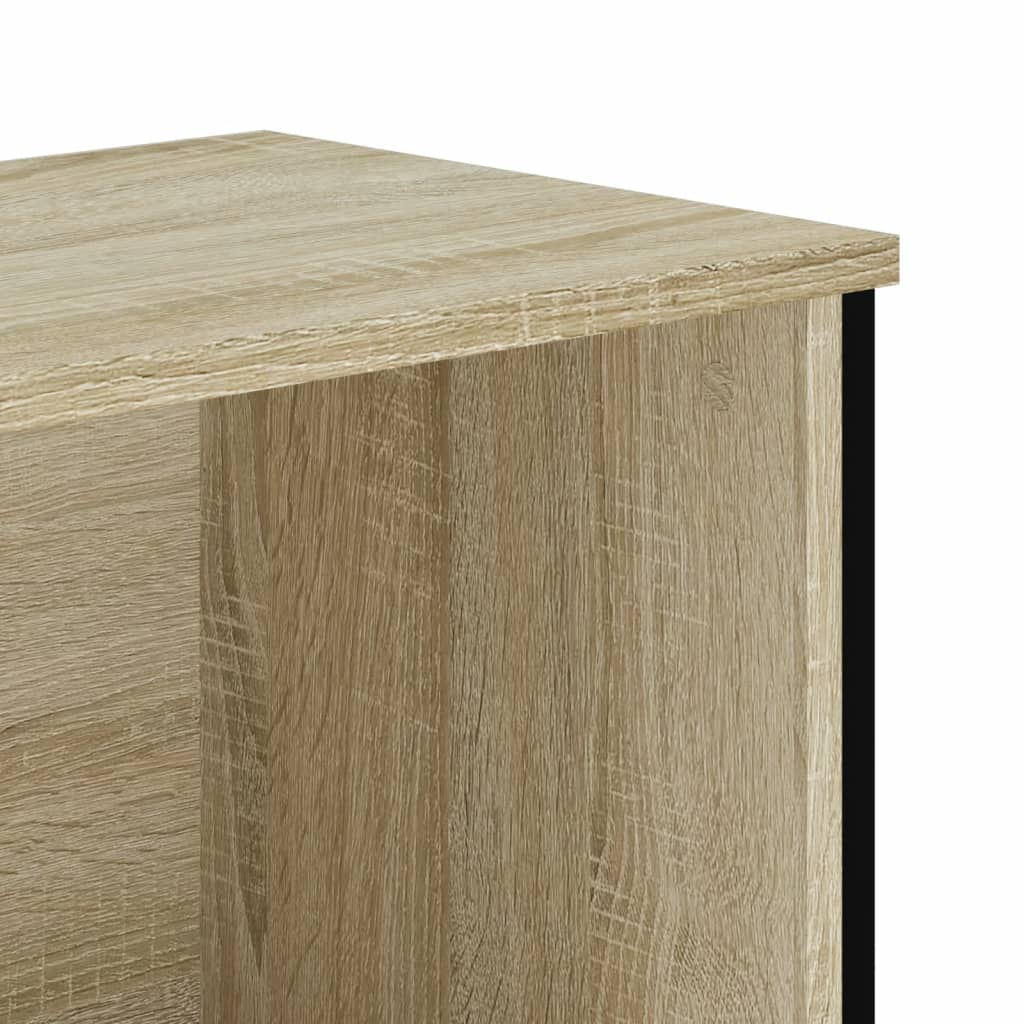 Libreria Rovere Sonoma 80x31x74,5 cm in Legno Multistrato 848620