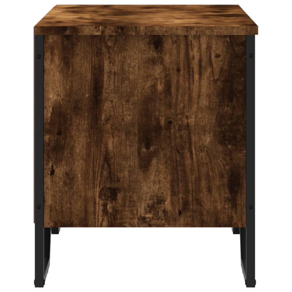 Scarpiera Rovere Fumo 90x38x45,5 cm in Truciolato 848641