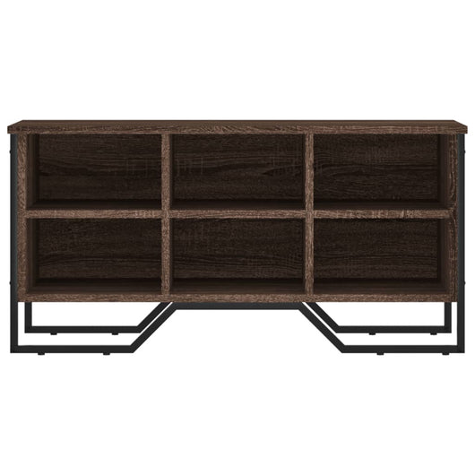 Scarpiera scarpiera mobile portaoggetti ingresso corridoio soggiorno 90 x 38 x 45,5 cm multistrato marrone 02_0021664