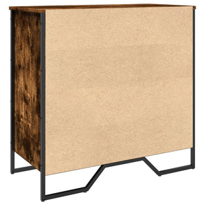 Scarpiera Rovere Fumo 80x38x78 cm in Truciolato 848651