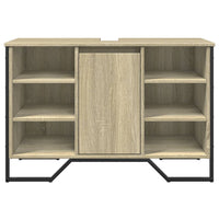 Mobile Lavabo Bagno Rovere Sonoma 91x35x60 cm in Truciolato 848665