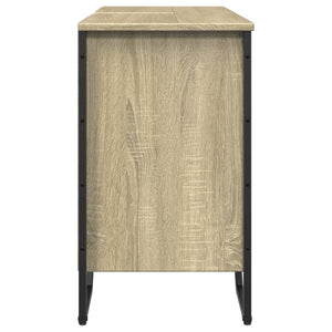 Mobile Lavabo Bagno Rovere Sonoma 91x35x60 cm in Truciolato 848665
