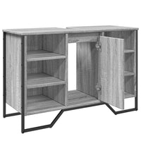 vidaXL Mobile Lavabo Bagno Grigio Sonoma 91x35x60 cm in Truciolato