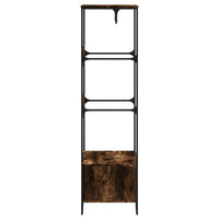 vidaXL Armadio Rovere Fumo 90x50x180 cm in Truciolato