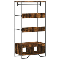 vidaXL Armadio Rovere Fumo 90x50x180 cm in Truciolato