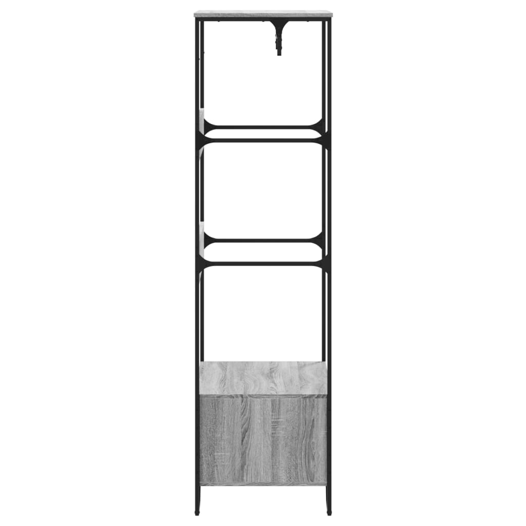 vidaXL Armadio Grigio Sonoma 90x50x180 cm in Truciolato