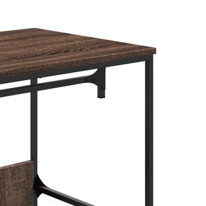 Armadio Rovere Marrone 90x50x180 cm in Truciolato 848673