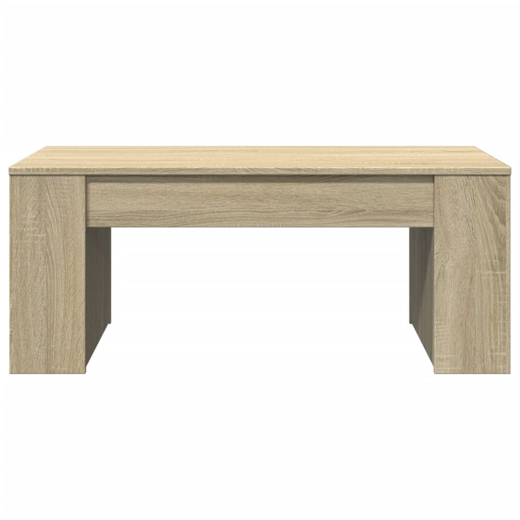 Tavolino da Salotto Rovere Sonoma 102x55x42cm Legno Multistrato 831855